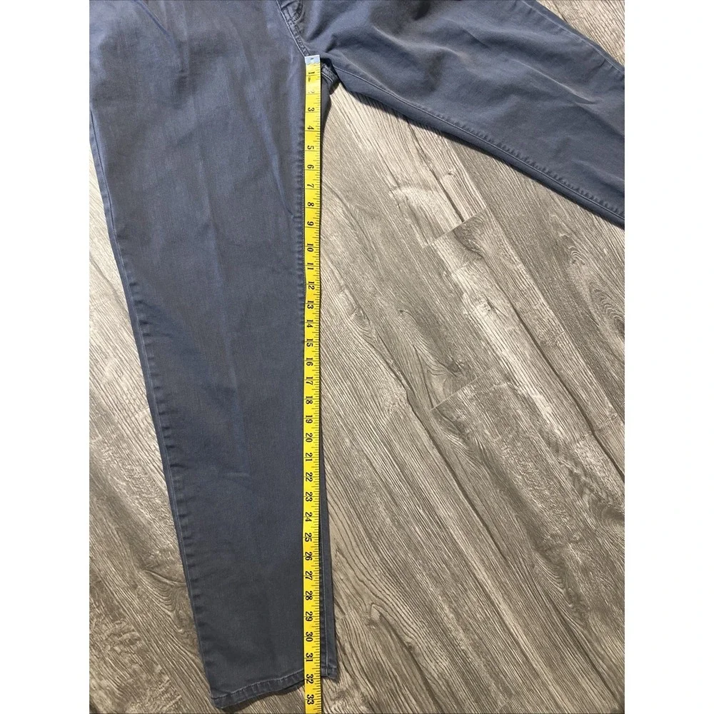 Mavi James Skinny Leg Dark Blue/Gray Stretch Men's Denim Jean Pants Size 38x32 - Picture 7 of 11